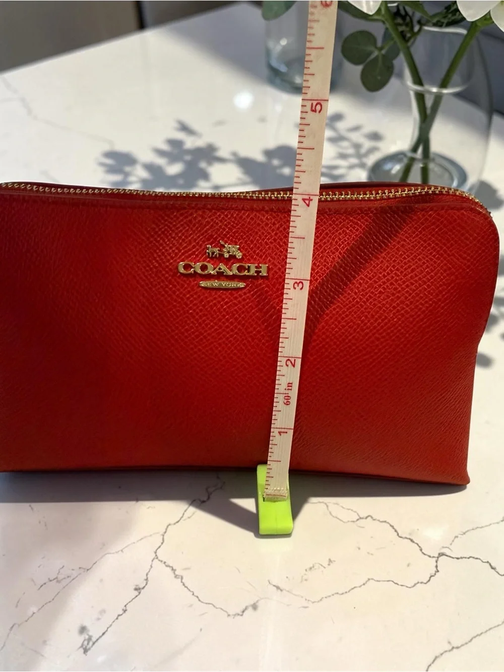 Coach structured cosmetic